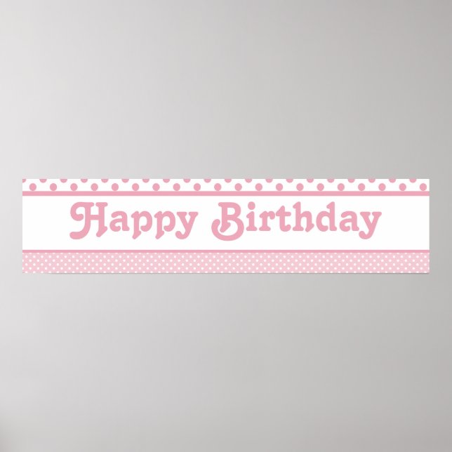 Póster Pink Dots Banner (Frente)