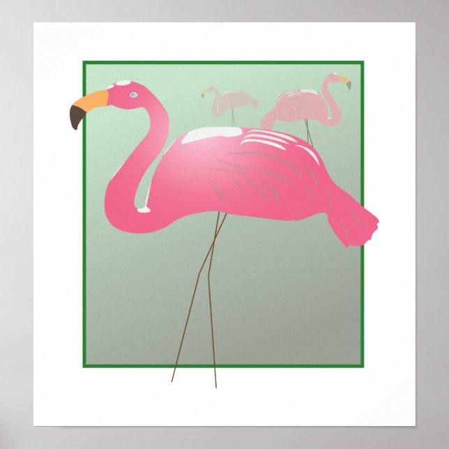 Póster Pink Flamingo - GANADOR DEL PREMIO (Frente)