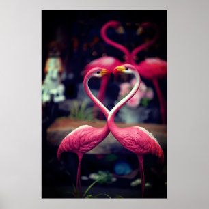 PÓSTER PINK FLAMINGOS
