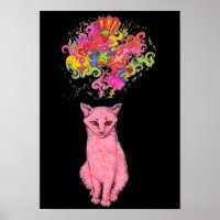 Pink Kitty tiene Pensamientos psicodélicos