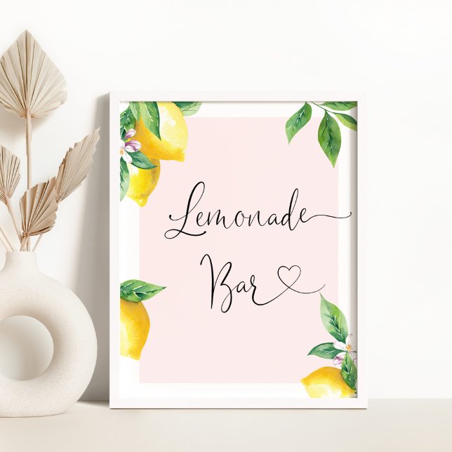 Póster Pink Lemon Lemonade Bar (Subido por el creador)