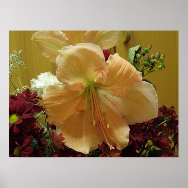 Póster Pink Lilies Bouquet Print (Frente)