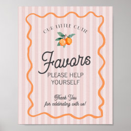 Póster Pink Little Cutie Citrus Main Squeeze Favores