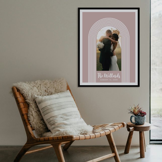 Póster Pink Lombard Lines Arch Custom Photo Art Print (Subido por el creador)