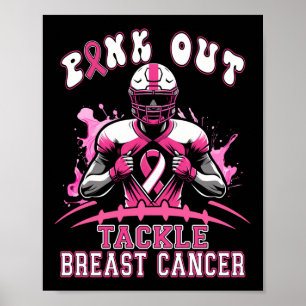 Póster "Pink Out" Tackee la Conciencia Estadounidense sob