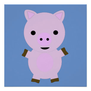 Póster Pink Piggy