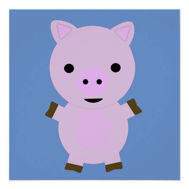 Póster Pink Piggy (Anverso)