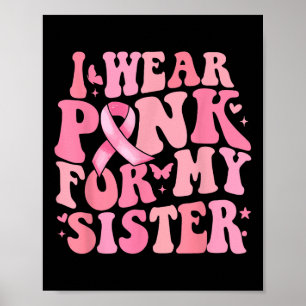 Póster Pink por mi hermana Ri de Concienciación sobre el 