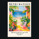 Póster Pink Tropical Beach Print Matisse Style Coastal<br><div class="desc">Pink Tropical Beach Print Matisse Style Coastal Art

classic art poster,  fine art wall decor,  famous artist prints,  museum inspired art,  matisse poster,  japanese art print,  ukiyo e wall art,  william morris pattern,  arts and crafts art,  monet impressionist art,  picasso inspired poster,  timeless wall art</div>