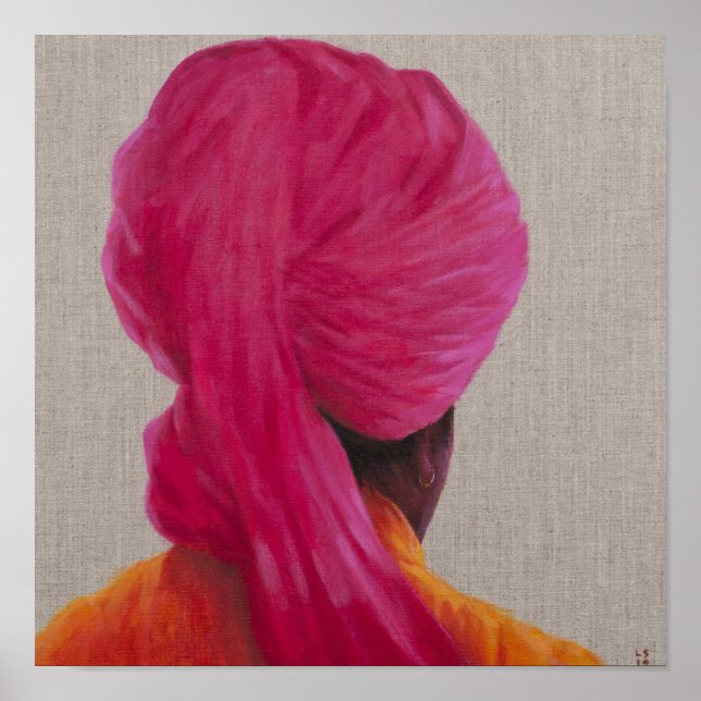 Póster Pink Turban Orange Jacket 2014 (Frente)