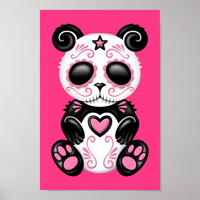 Póster Pink Zombie Sugar Panda (Frente)