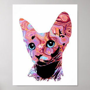 Póster Pinky Sphynx Cat 683