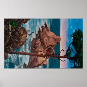 Póster Pinnacle Point, Parque Estatal Point Lobas