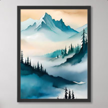 pino niebla de montaña azul