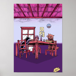 Póster Pinocchio - Banquet