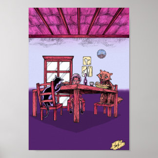 Póster Pinocchio - Banquet