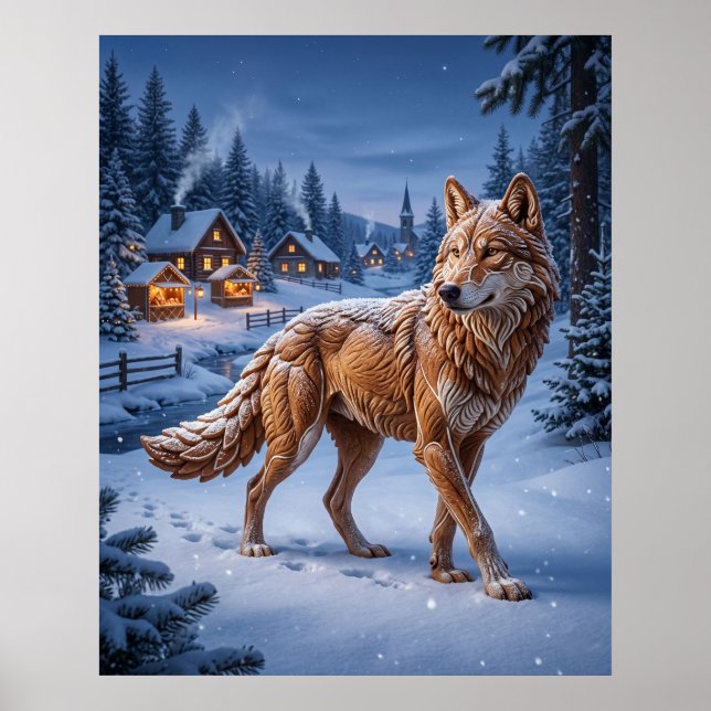 Póster Pinos Lobo de Jengibre (Frente)