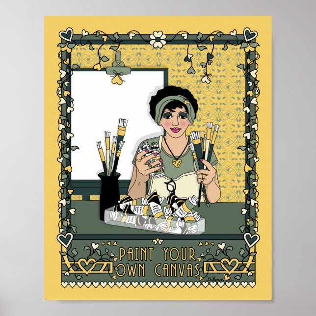 Póster Pinta tu propio Poster Canvas_C_8x10 (Frente)