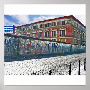 PÓSTER PINTADA BERLINESA INDIANO DE MAUER