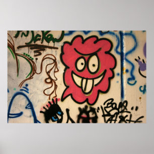 Póster Pintada taiwanesa, Taipei, Taiwán