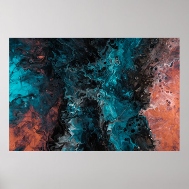 Póster Pintado acrílico (Frente)