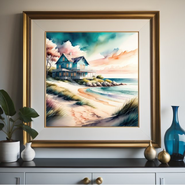 Póster Pintado acuático de Beach House (Subido por el creador)