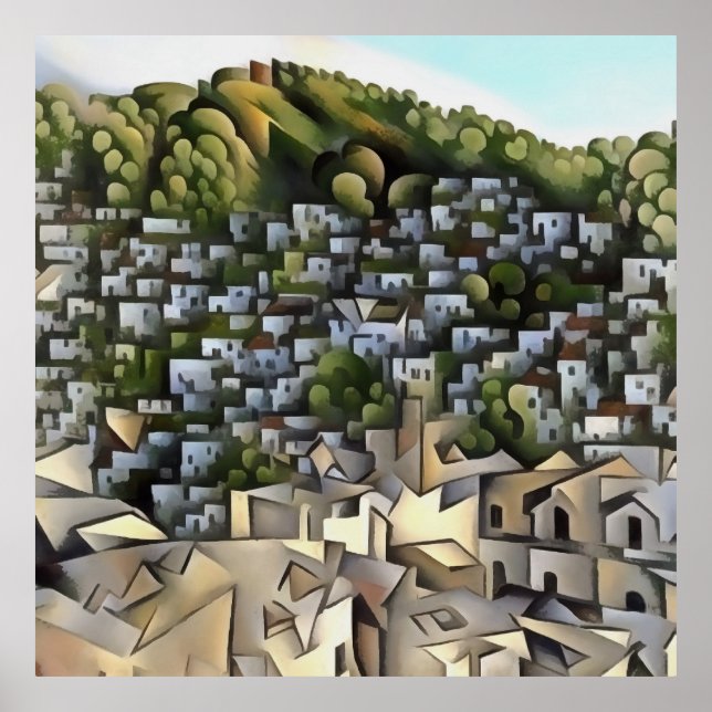 Póster Pintado De Cientos De Casas Kayakoy Fethiye (Frente)