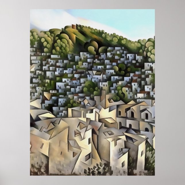 Póster Pintado De Cientos De Casas Kayakoy Fethiye (Frente)