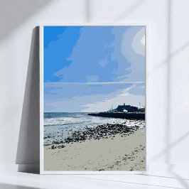 Póster Pintado de Narragansett Town Beach Rhode Island