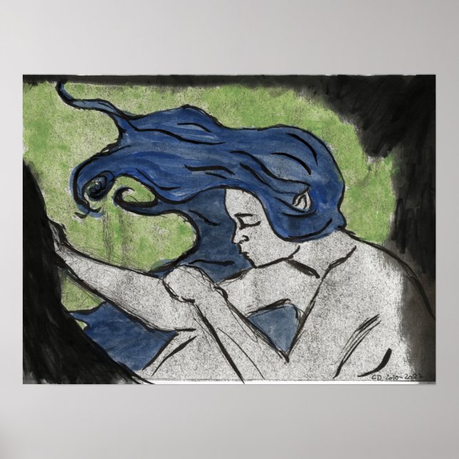 Póster Pintado de viento (Frente)