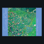 Póster Pintado Floral de Paisaje Italiano Gustav Klimt<br><div class="desc">Las mejores pinturas de la historia,  restauradas digitalmente,  iluminadas y coloreadas por hoy. La obra maestra de Gustav Klimt de 1913,  el Paisaje Italiano,  es una obra floral única del artista conocido por sus pinturas de estilo Art Nouveau.</div>