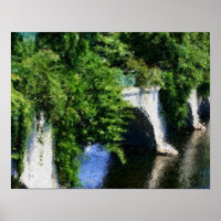 Pintado Impresionante De Fotografías Del Puente De