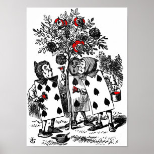 Póster Pintando a los Rosas