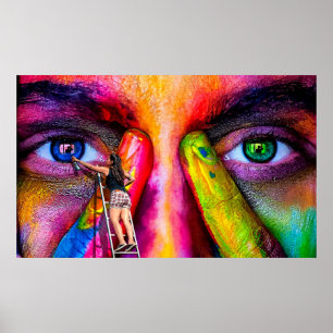 Póster Pintando a través de los ojos de un fotógrafo