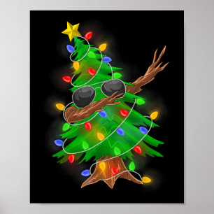 Póster Pintando Árbol De Navidad Para Niños Chicas Hombre