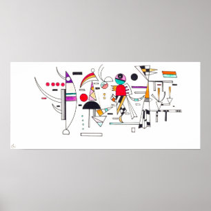 Póster Pintando "Easy Together" por Kandinsky