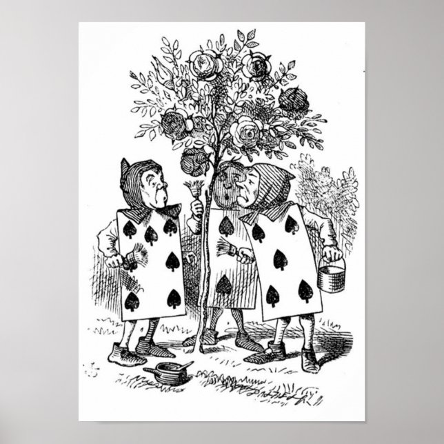 Póster Pintando El Rojo De Los Rosas (Frente)