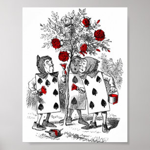 Póster Pintando el rojo de los Rosas
