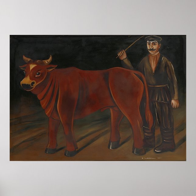 Póster Pintor georgiano Niko Pirosmani (Frente)