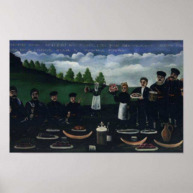 Póster Pintor georgiano Niko Pirosmani (Frente)