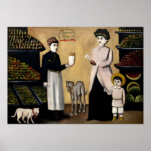 Póster Pintor georgiano Niko Pirosmani (Frente)