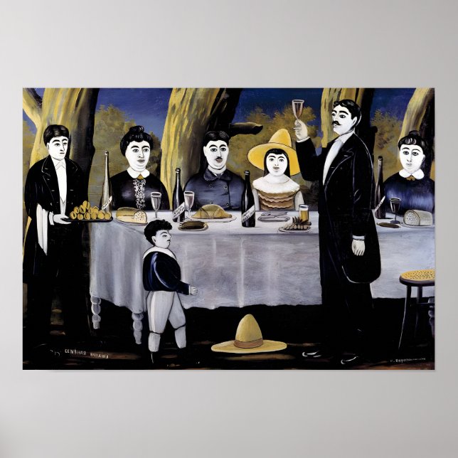 Póster Pintor georgiano Niko Pirosmani (Frente)