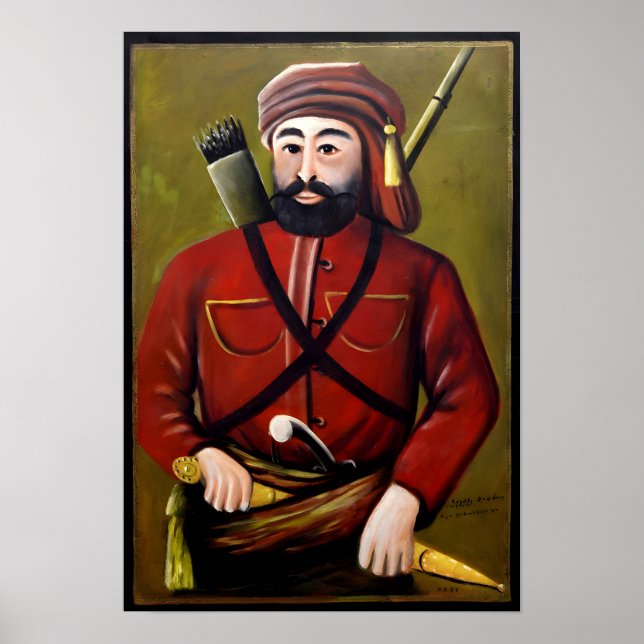 Póster Pintor georgiano Niko Pirosmani (Frente)