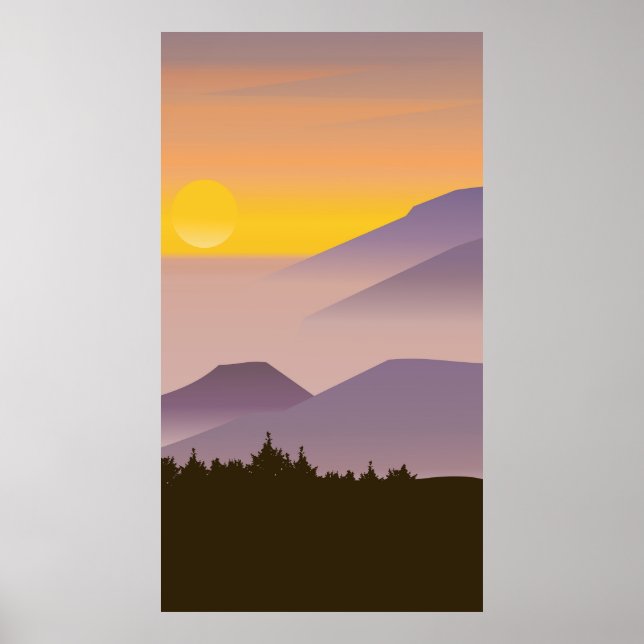 Póster Pintura abstracta (Frente)