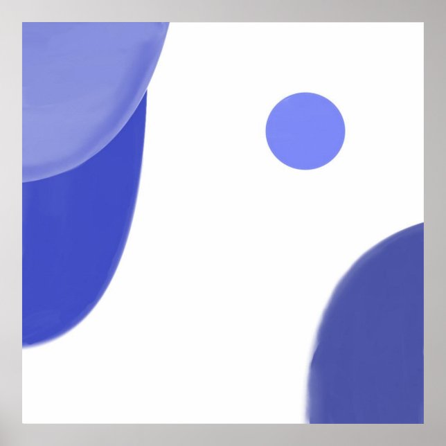 Póster pintura abstracta (Frente)