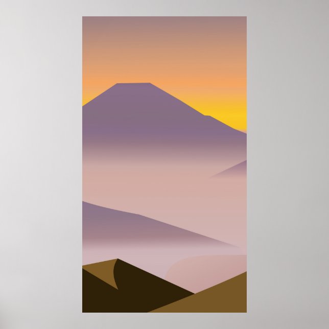 Póster Pintura abstracta (Frente)