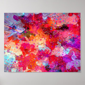 Póster Pintura abstracta