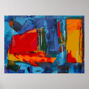 Póster Pintura abstracta