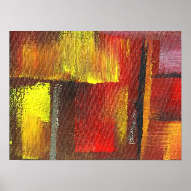 Póster Pintura abstracta (Frente)