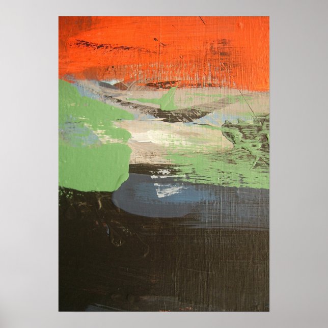 Póster Pintura abstracta - Alquimia ii - (Frente)